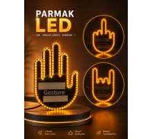PARMAK LED AMBER RENKLİ IŞIK