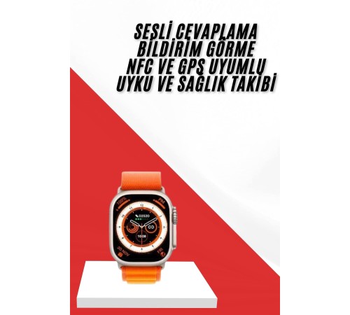 Akıllı Saat GPS Özelliği Bildirim Görme Adımsayar Sesli Görüşme Yapabilen