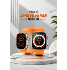 Akıllı Saat Android ve İOS Uyumlu 49 MM NFC Özelliği GPS Takibi