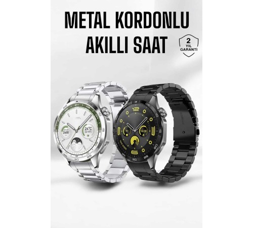 Akıllı Saat Bildirim Görme Amoled Ekran GPS Uyumlu Sesli Görüşme
