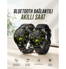 Akıllı Saat Sesli Görüşme, NFC Uyumlu, Bildirim Görme ve Uyku ve Sağlık Takibi
