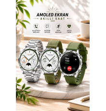 Akıllı Saat Sesli Görüşme Uyku ve Sağlık Takibi NFC Uyumlu