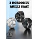 Akıllı Saat Arama Cevaplayan Titreşim Özelliğiyle Bildirim Görebilen