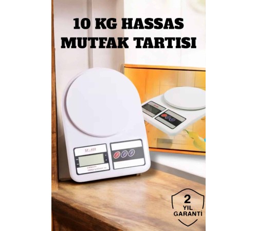 Net LCD Ekran ve Otomatik Kapanma Özelliği ile Uzun Ömürlü Dijital Mutfak Tartısı