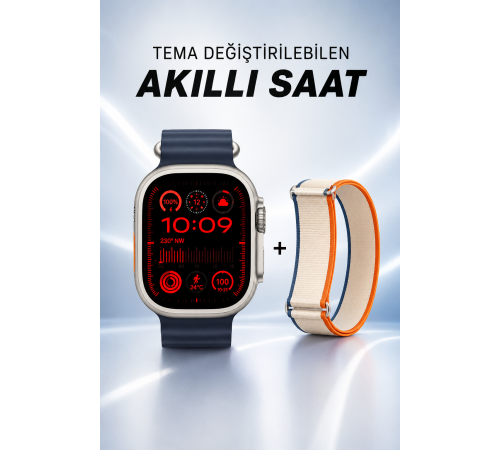 Akıllı Saat Yeni Nesil Sesli Asistan Uyku ve Sağlık Takibi Adımsayar