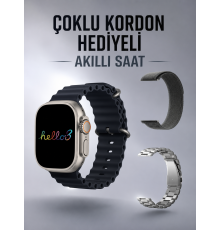 Akıllı Saat Yeni Nesil Bluetooth Bağlantılı Uyku Sağlık Takibi GPS Ve NFC Uyumlu