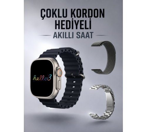 Akıllı Saat Yeni Nesil Bluetooth Bağlantılı Uyku Sağlık Takibi GPS Ve NFC Uyumlu