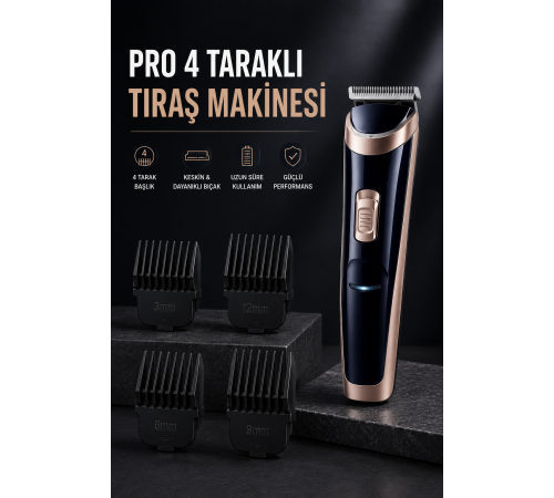 Paslanmaz Çelik Bıçaklı Hassas Çelik Bıçaklı Tıraş Makinesi