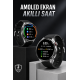 Akıllı Saat Bluetooth Bağlantılı Amoled Ekran Uyku ve Sağlık Takibi