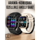 Suya Dayanıklı Bluetooth Akıllı Saat GPS, Adımsayar, Nabız & Sağlık Takibi