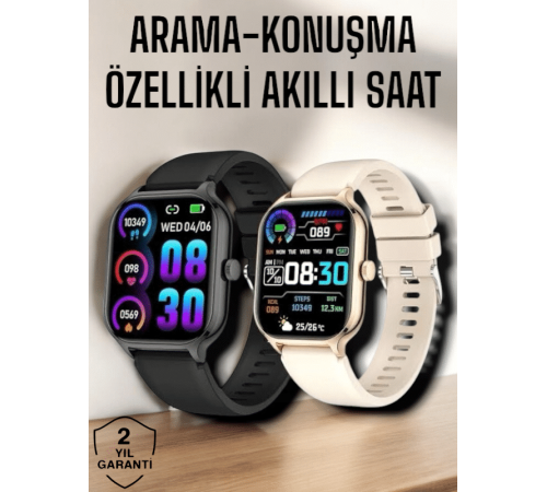 Suya Dayanıklı Bluetooth Akıllı Saat GPS, Adımsayar, Nabız & Sağlık Takibi