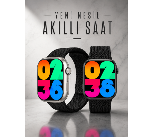 Yeni Nesil Akıllı Saat Arama Cevaplama GPS Takibi Adımsayar NFC Özelliği