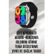 Akıllı Saat Tema Değiştirme Uyku ve Sağlık Takibi Bluetooth Bağlantılı