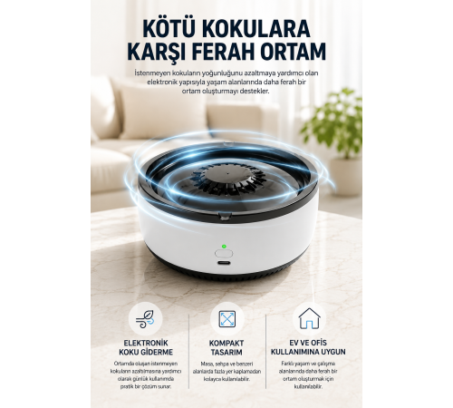 Küllük Duman Temizlenebilir Elektronik Pilli