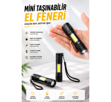 Işıldak El Feneri Kamp Lambası Mini Taşınabilir Acil Durum Lambası Fener Led Işık