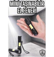 Işıldak El Feneri Kamp Lambası Mini Taşınabilir Acil Durum Lambası Fener Led Işık