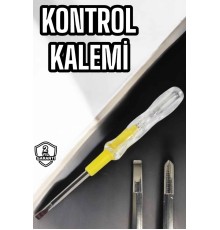 Test Cihazı Kontrol Kalemi Çift Başlıklı Şeffaf Elektrik Testi