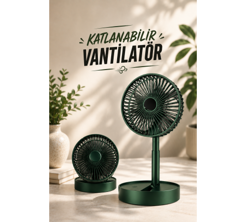Soğutucu Vantilatör Telefon Standlı Mini Fan