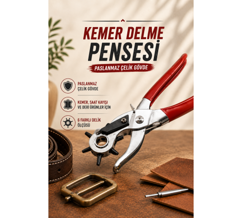 Kemer Delme Pensesi Paslanmaz Çelik Gövde