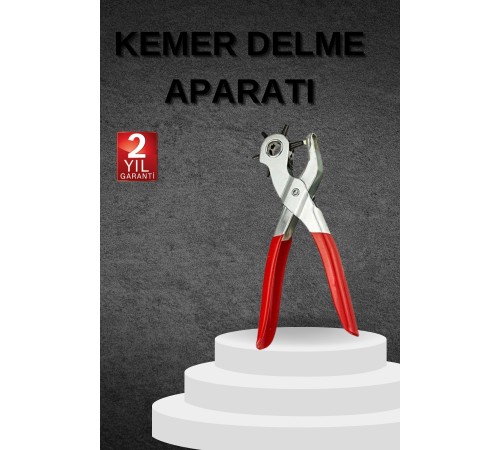Kemer Delme Pensesi- Kemer Delik Açma Zımbası Paslanmaz Çelik