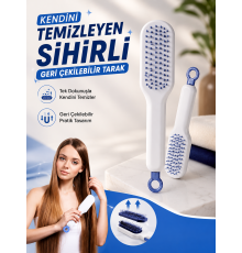 Kendini Temizleyen Tarak Fırça Geri Çekilebilir Evcil Hayvana Uygun Sıkı Dişli