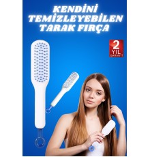 Kendini Temizleyen Tarak Fırça Geri Çekilebilir Evcil Hayvana Uygun Sıkı Dişli