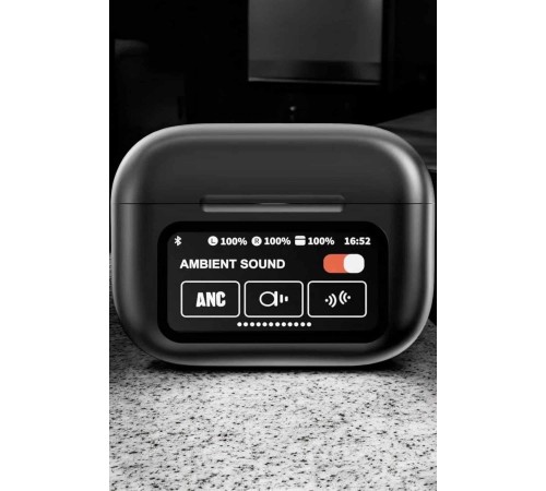 Bluetooth Kulaklık Kablosuz Ekranlı ANC/ENC Destekli Dokunmatik