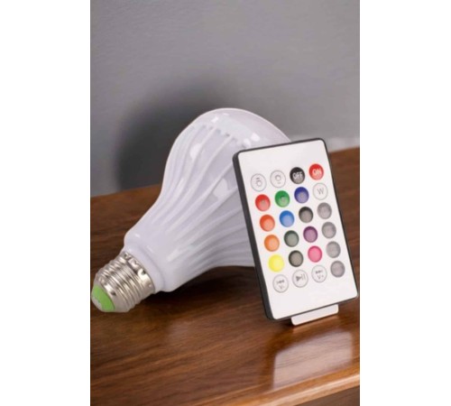 Kablosuz Bluetooth Hoparlör Led Lamba