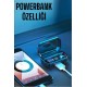 Dijital Göstergeli Bluetooth Bağlantılı Kulaklık Dokunmatik Kontrol