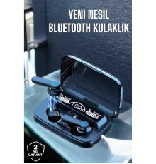 Bluetooth Kulaklık Powerbankli Dijital Göstergeli Dokunmatik Kontrol