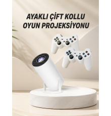 Taşınabilir Android Projeksiyon Ayaklı Çift Kollu 4K Çözünürlüklü Sinema Projeksiyonu