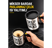MİKSER BARDAK PASLANMAZ ÇELİK ISI YALITIMLI