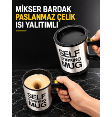 MİKSER BARDAK PASLANMAZ ÇELİK ISI YALITIMLI
