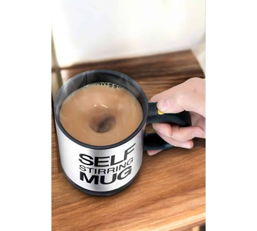 Mikser Kupa Yazılı Mug Bardak Karıştırma Özelliği