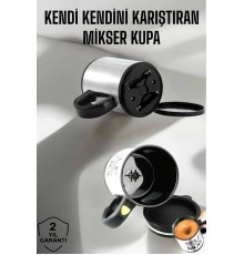 Yazılı Mug Kupa Karıştırıcı Özelliği Ve Paslanmaz Çelik