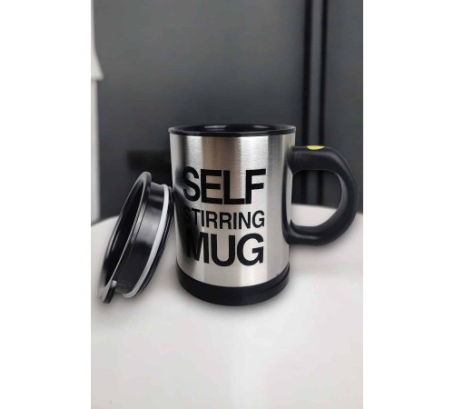 Yazılı Mug Kupa Karıştırıcı Özelliği Ve Paslanmaz Çelik