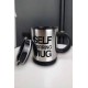 Yazılı Mug Kupa Karıştırıcı Özelliği Ve Paslanmaz Çelik