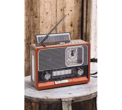 Nostaljik Radyo USB,AUX Ve SD Kart Girişli Bluetooth Bağlantılı