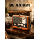 Ahşap Görünümlü Retro Bluetooth Radyo USB,AUX Ve SD Kart Girişli