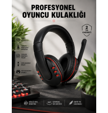 Yüksek Ses Kalitesi ve Aktif Gürültü Engelleme Özellikli Kablolu Mikrofonlu Kulaklık