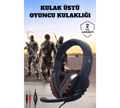 Mikrofonlu, Gürültü Engelleyici ve Dayanıklı Kulaklık: Oyun Performansınızı Zirveye Taşıyın