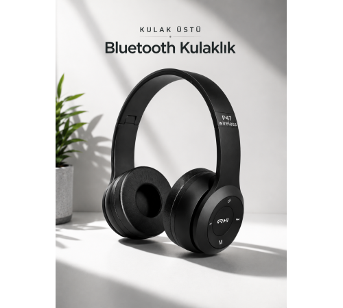 Kulak İçi Kablosuz Bluetooth Kulaklık Ekstra Bass ve Çok Yönlü Kullanım