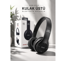 Kulak Üstü TF Kart ve AUX Destekli Ergonomik Bluetooth Kulaklık