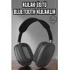 P9 Plus Hi-fi Ses Kalitesi Ayarlanabilir Mikrofonlu Bluetooth Kulaklık Siyah