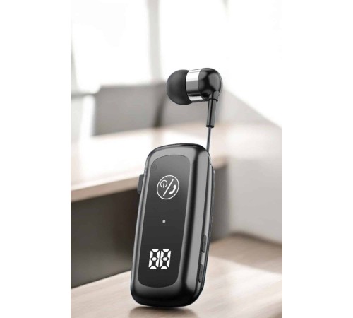 Kablolu Bluetooth Kulaklık Kulak İçi Stereo Mikrofonlu Dijital Göstergeli