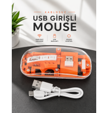 Fare Mouse Çift Modlu Kablosuz Bağlantılı 2.4GHz Destekli