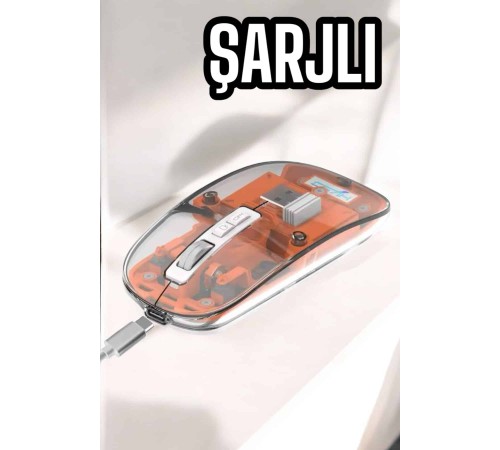 Kablosuz Mouse Fare 5.0 Bluetooth Bağlantılı USB Girişli