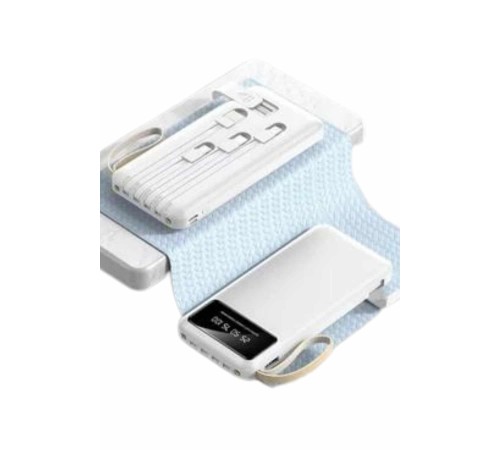 Powerbank Şarj Cihazı 4 Çıkışlı 20.000 MAH Powerbank Taşınabilir Çoklu Giriş