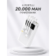 Powerbank Şarj Cihazı 4 Çıkışlı 20.000 MAH Powerbank Kompakt Yüksek Kapasiteli Hızlı Şarj