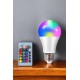 Renk Değiştirebilen RGB Işıklı Led Ampul A+Enerji 15 Watt Led Işık